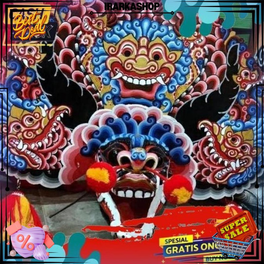 

T Promo Discount Bisa Cod Cuci Gudang Barongan Rampak Telon Jamang Cat Air Brush Bonus Kemul Panjang Dan Pentul Tinggal Pakai Ukuran Anak Promo Barongan Plipit Romo Mainan Anak Barongan Anak Sd Brongan Plipit Premium / Barongan Spon Caplok Kain Panjang /