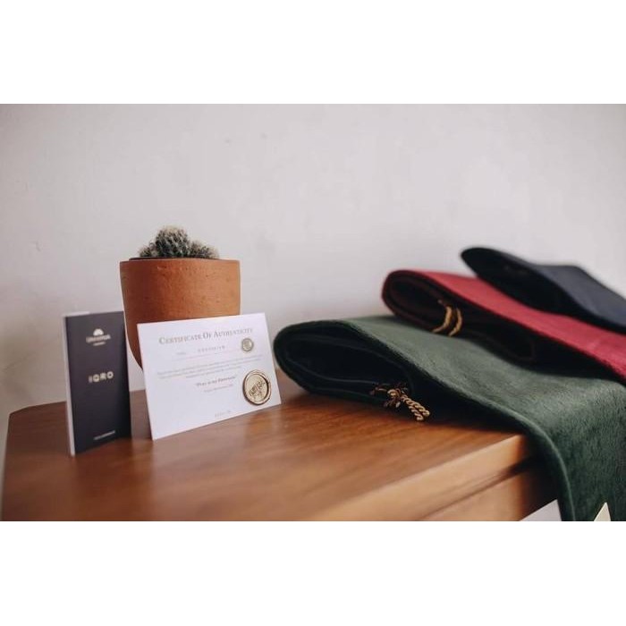 Sajadah Anak Universa Green 105X50 Cm | Sajadah Bulu Rumbai Polos Anti Slip Terbaru 100 % Original