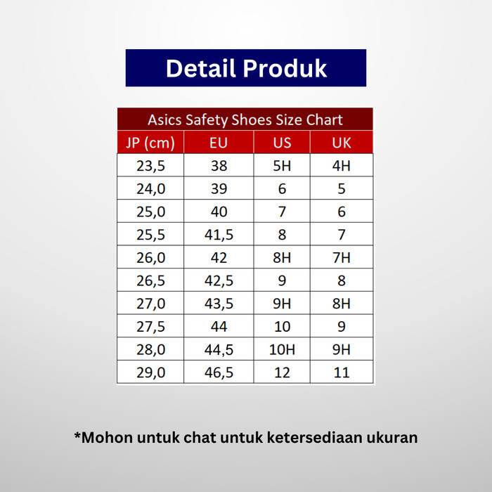 Sepatu Safety Asics Winjob Fcp102.0126 White X Red Putih Merah Original Working Sneakers Kerja Non