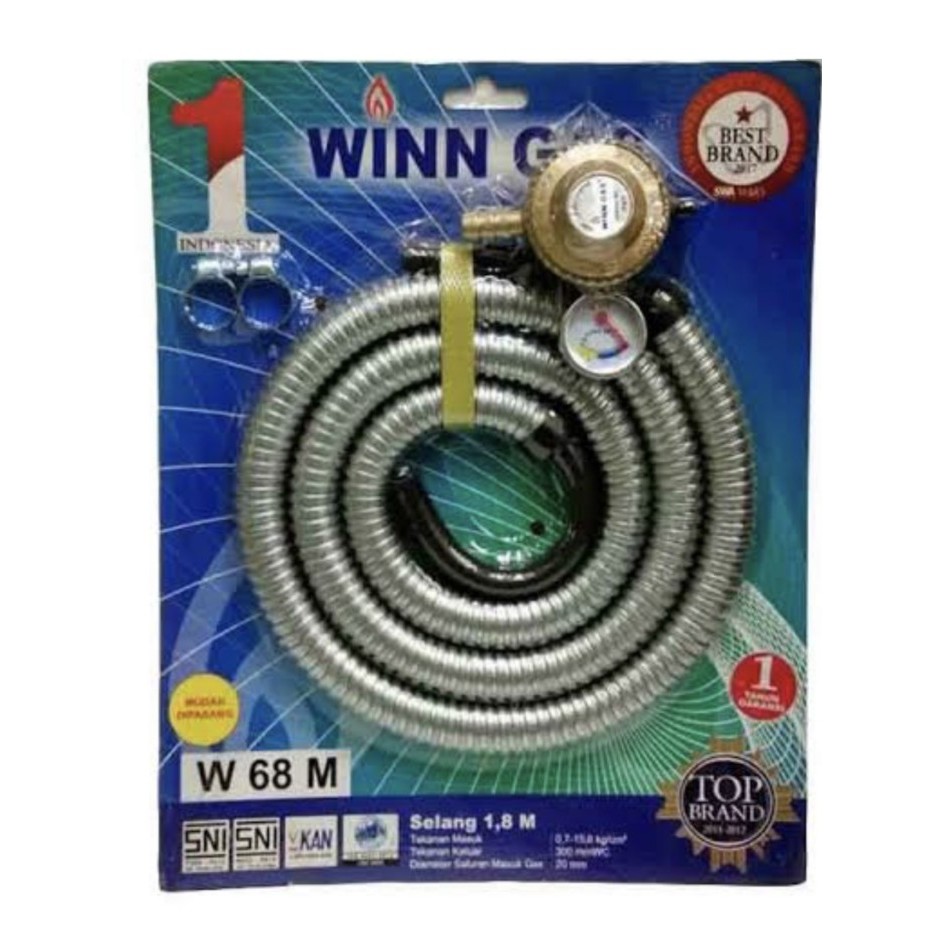 Murah SELANG GAS + REGULATOR WINN GAS Non COD