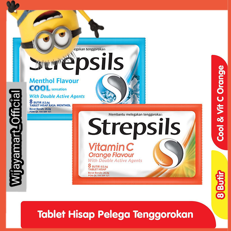 

Strepsils Cool + Vit C Permen Jeruk Pelega Tenggorokan