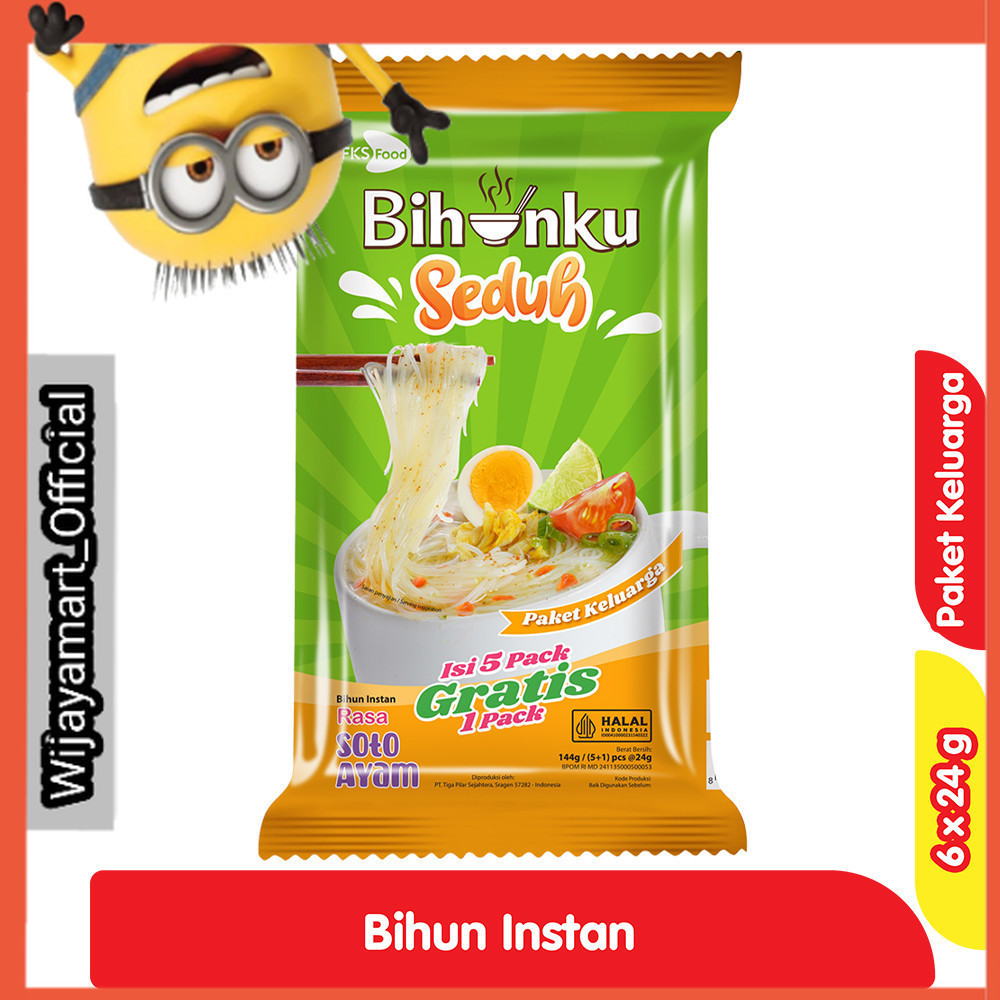 

Bihunku Seduh Bihun Instan Soto Ayam 6 x 24 g
