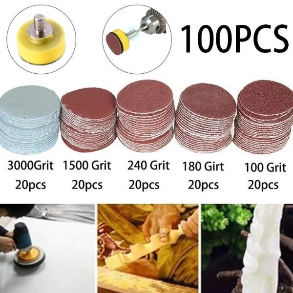 *#*#*#] Amplas Grit Mata Bor Polishing Fiber Wheel Poles Kasar Halus Bulat