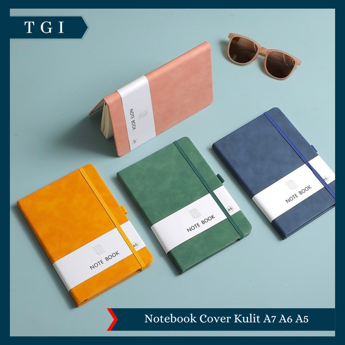 

TGI - BUKU TULIS MEMO MOTIF POLOS SIMPLE NOTEBOOK COVER KULIT A7 A6 A5