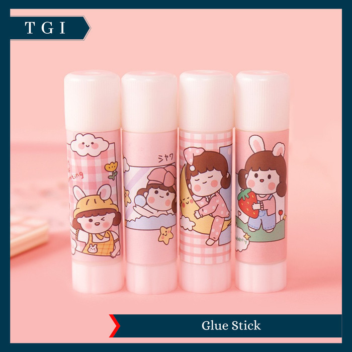 

TGI - LEM PEREKAT STIK BATANG PUTAR PADAT GLUE STICK MOTIF UNIK LUCU