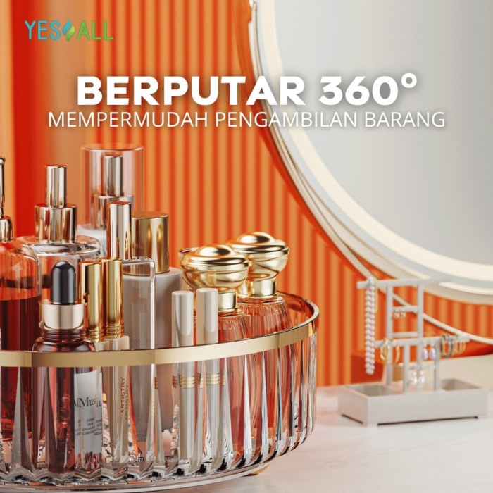 Yesall Rak Skincare Putar Multifungsi Rotating Storage Berputar