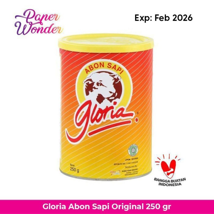 

GLORIA ABON SAPI ORIGINAL BAWANG PEDAS 250 GR