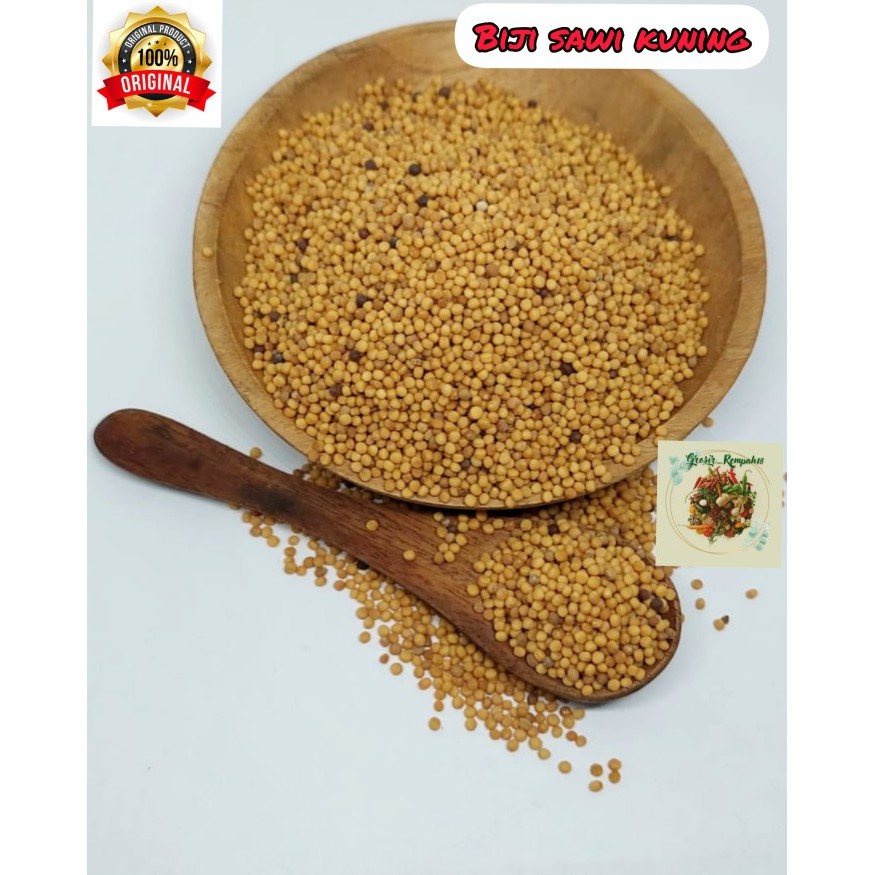 

BIJI SAWI KUNING / YELLOW MUSTARD SEED 1KG