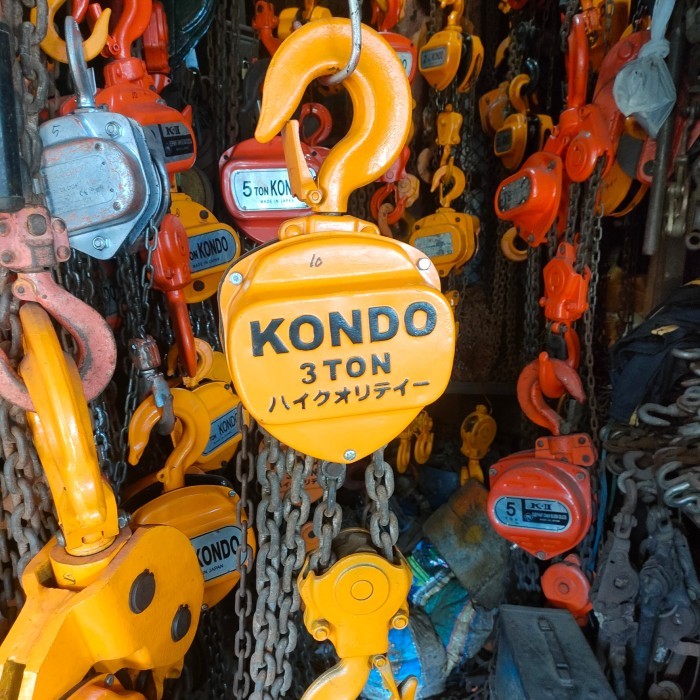 chain block/katrol/takel 3ton KONDO X3