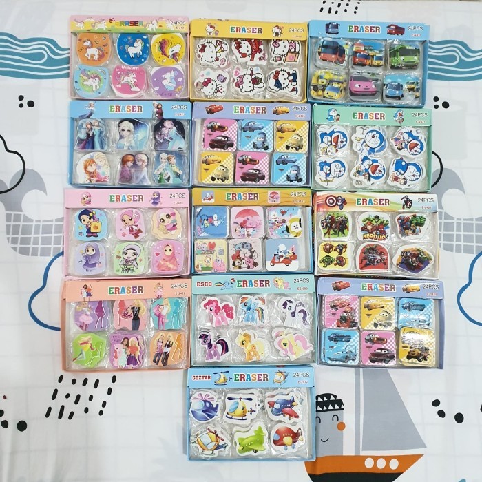 

(24Pc) Penghapus Murah/Hapusan Karakter/Stip Fancy