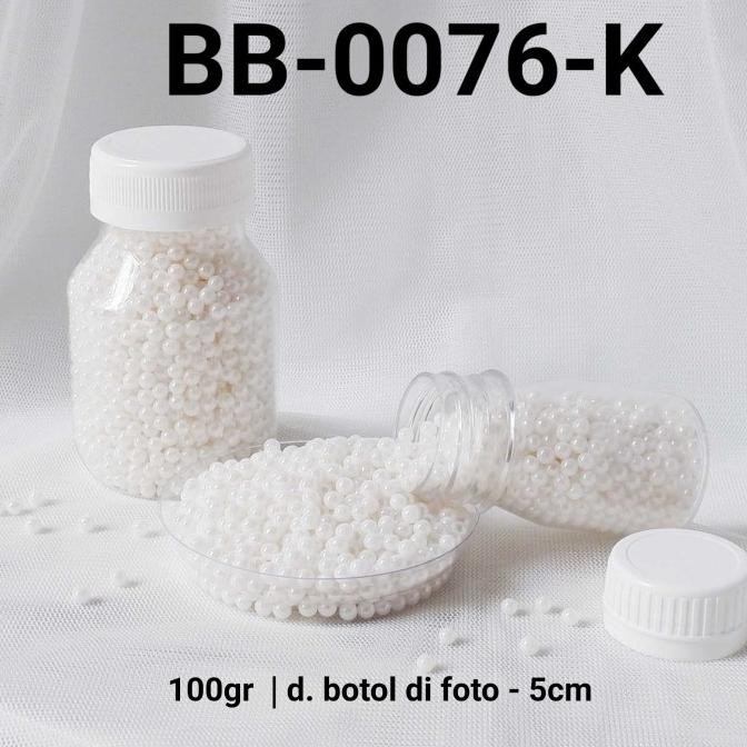

Kualitas terbaik] BB-0076-K Sprinkles sprinkle sprinkel 100gr 100 gram mutiara putih
