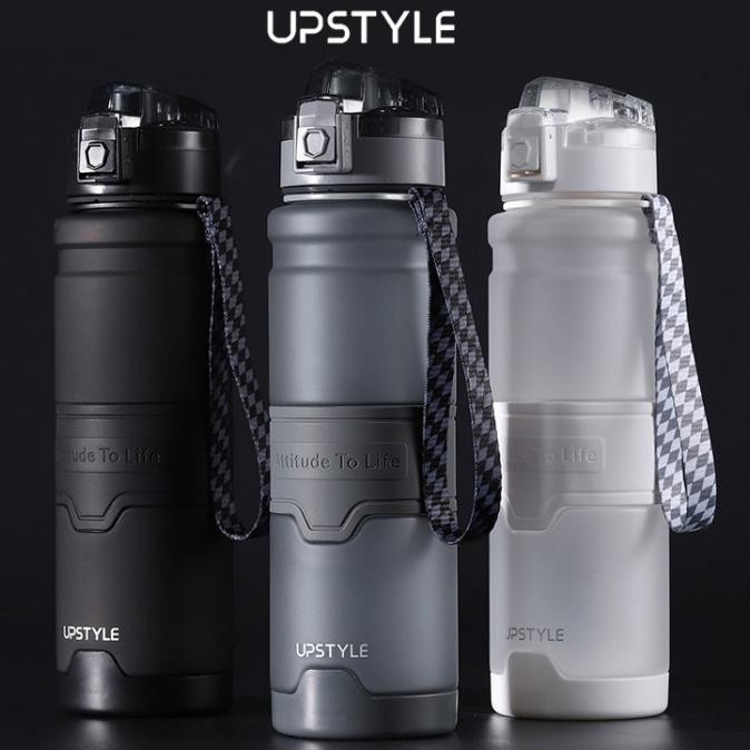BOTOL AIR MINUM 1000ML UPSTYLE PREMIUM SPORT WATER BOTTLE FROSTED