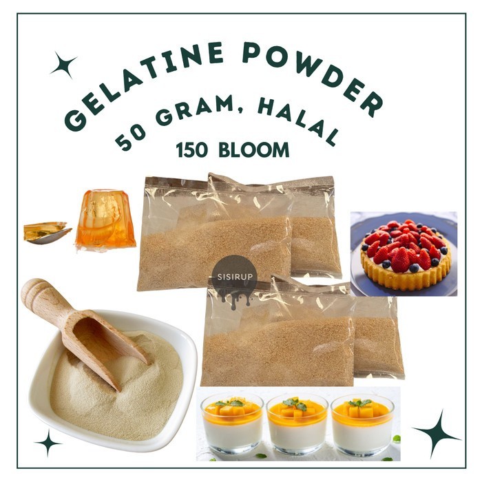 

Gelatine Bubuk / Gelatine Powder 50 gram