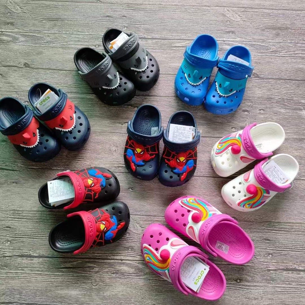 Sepatu anak crocs asli lego Sepatu Unisex (baru) Sandal anak perempuan The spot [204536] |ENUtXd4m|