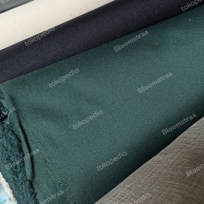 

Bahan Cordura 600D Hijau Botol Cordura 600 x 600 D Polyester Cordura