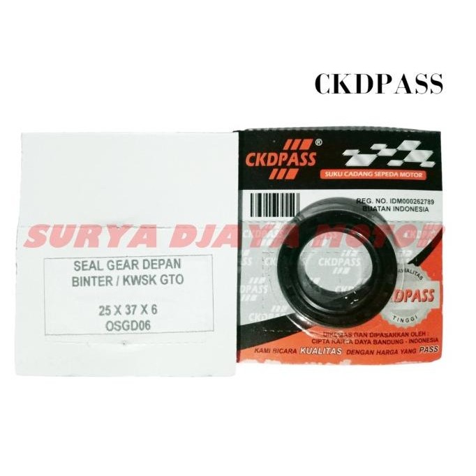 paling diminati] Seal Gear Depan Binter GTO Binter Merzy Mercy 25x37x6 Sil Gir Depan