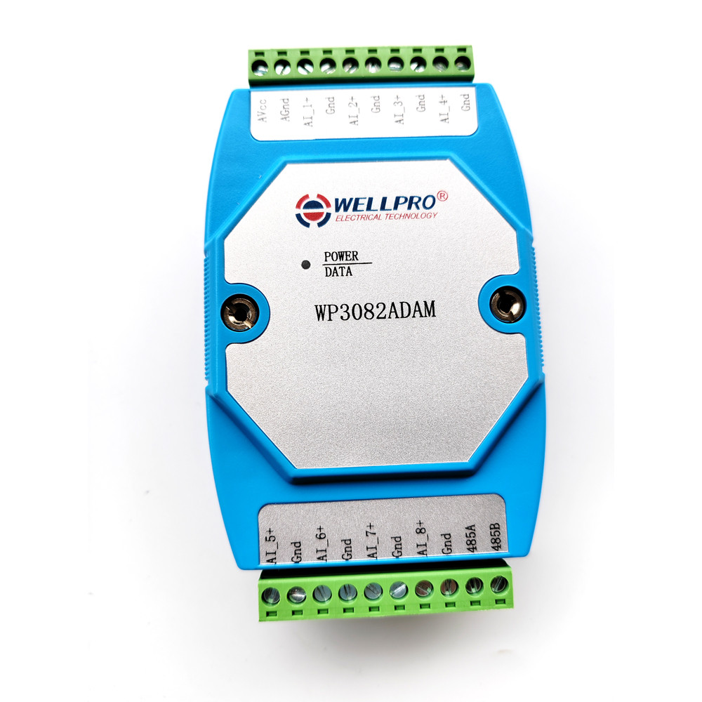 WP3082ADAM 8A0-20MA OR 4-20MA analog input modu DIN