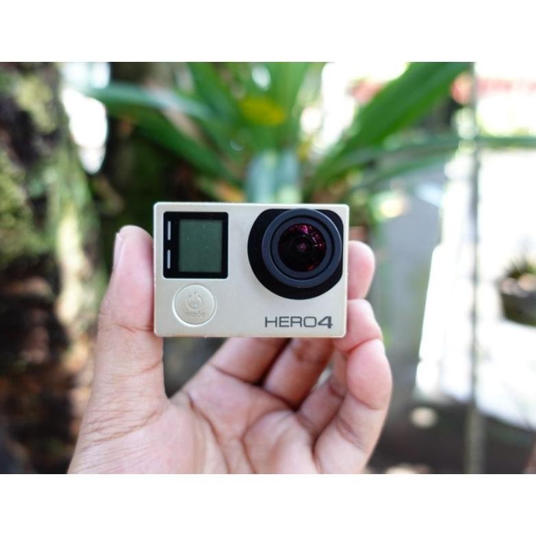 rjx actioncam gopro hero4 black & silver mulus sudah bisa 4k