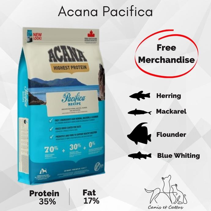 Grosir Acana Dog Food Pacifica 11,4 Kg
