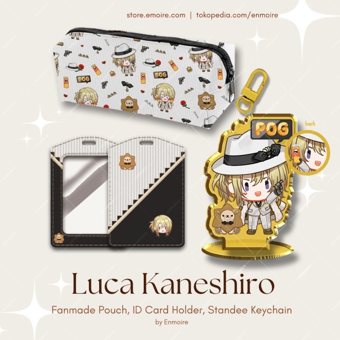 

NijisanjiEN LUCA KANESHIRO ID Card Holder, Keychain Standee, Pouch