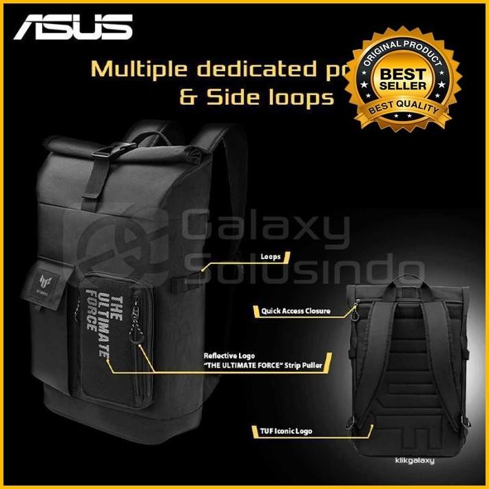 Asus Tuf Vp4700 Backpack - Tas Notebook Laptop Gaming Terlaris 100 % Original