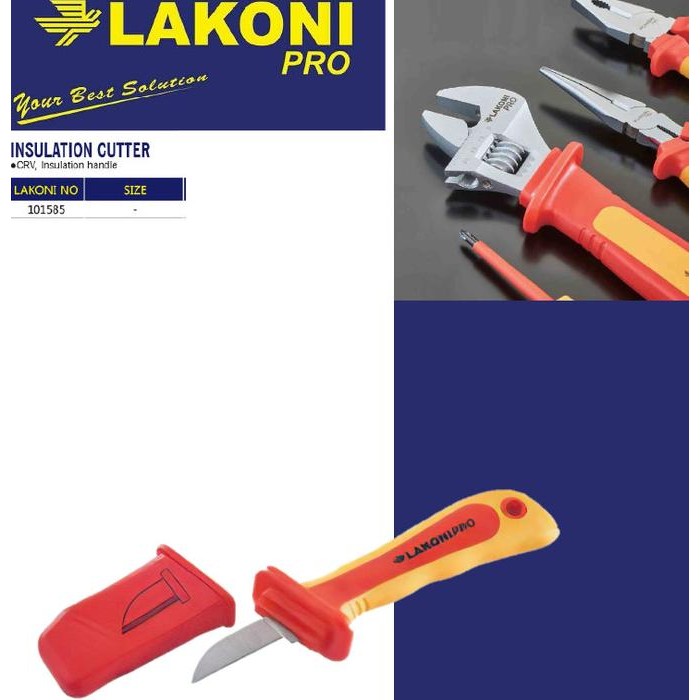 

Promo Pisau potong kabel listrik / Insulation Cutter LAKONI PRO 101585 COD