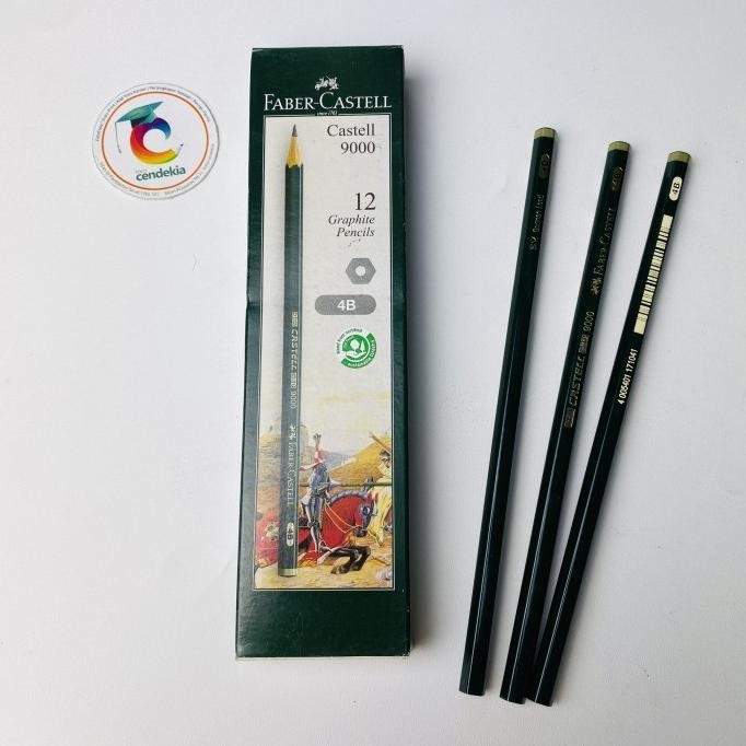 

~~~~~] Pensil 4B FABER CASTELL 9000