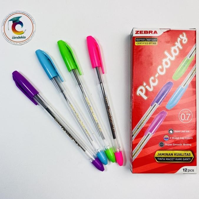 

$$$$] pulpen Pic Colors Zebra 0.7 mm