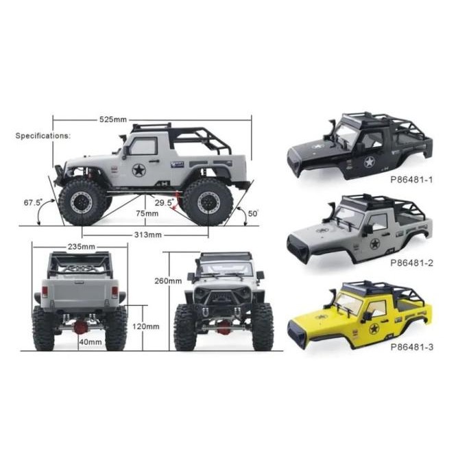 Sale Rc Rgt Ex86100 Pro V2 Rock Cruiser 1/10 Scale Rc Crawler Kit