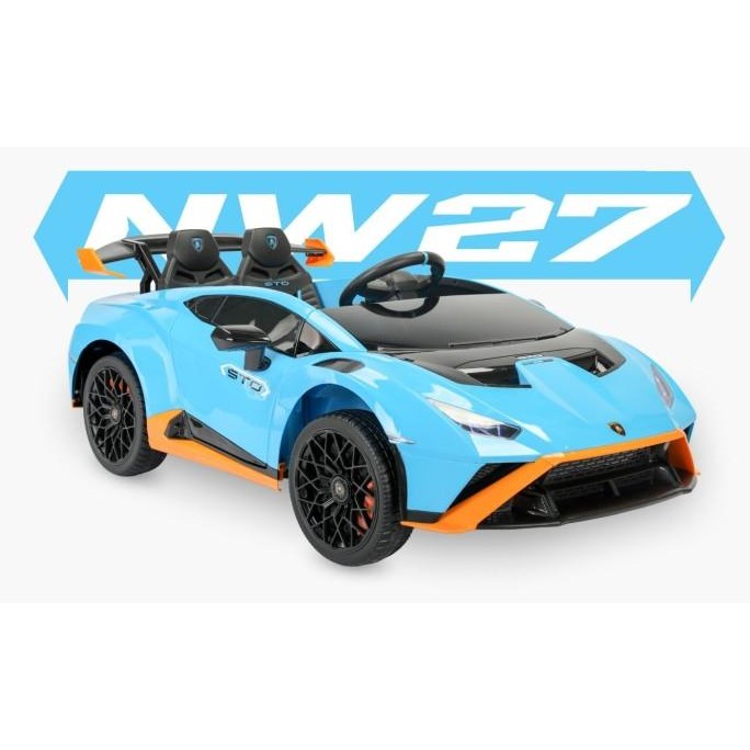 Grosir Mainan Mobil Aki Anak Pmb Nuwa Nw27/Nw-27/Nw 27 Ban Karet Lamborghini