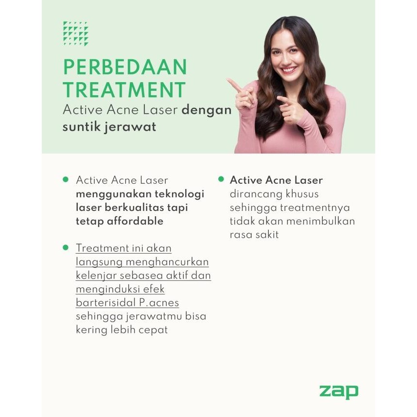 DISKON HEBAT ZAP CLINIC ACTIVE ACNE LASER TERMURAH