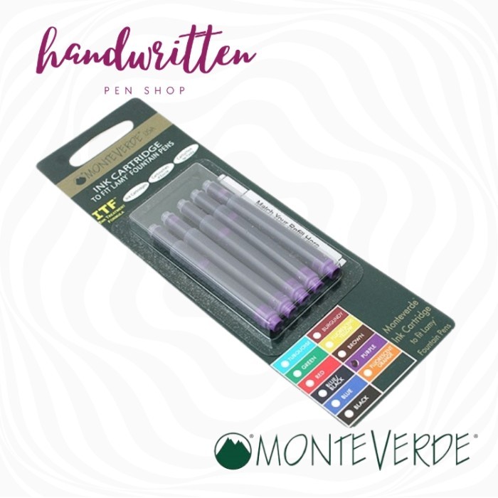 

PROMO! MONTEVERDE Lamy-Compatible Fountain Pen Ink Cartridge Refill/ Tinta