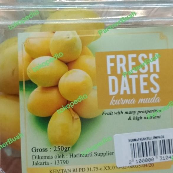 

Urma Muda Yellow Date Freh 250Grm Pa