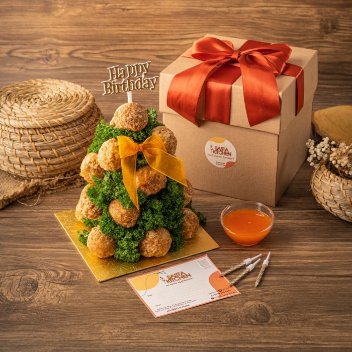 

Hampers/Birthday Cake/Kue Ulang Tahun Chicken Ball Tree Bakso Goreng New
