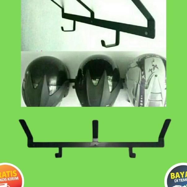 Tempat Helm Gantungan Helm Dinding Hanger Helm Gantungan Jaet