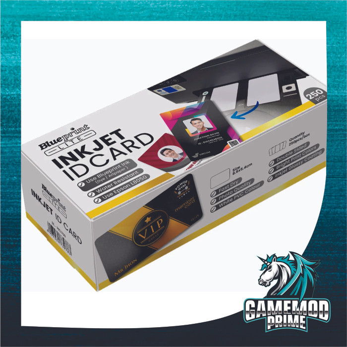 

Kartu Printable Inkjet Id Card Blueprint 8.6X5.4 760 Micron/ Id Card Inkjet Blueprint Original