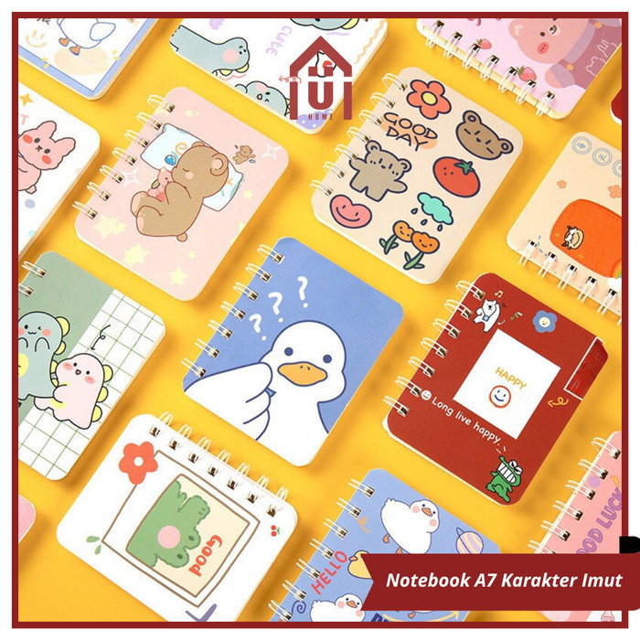 

UNISO - NOTEBOOK A7 KARAKTER IMUT BUKU CATATAN KECIL GAMBAR KARTUN
