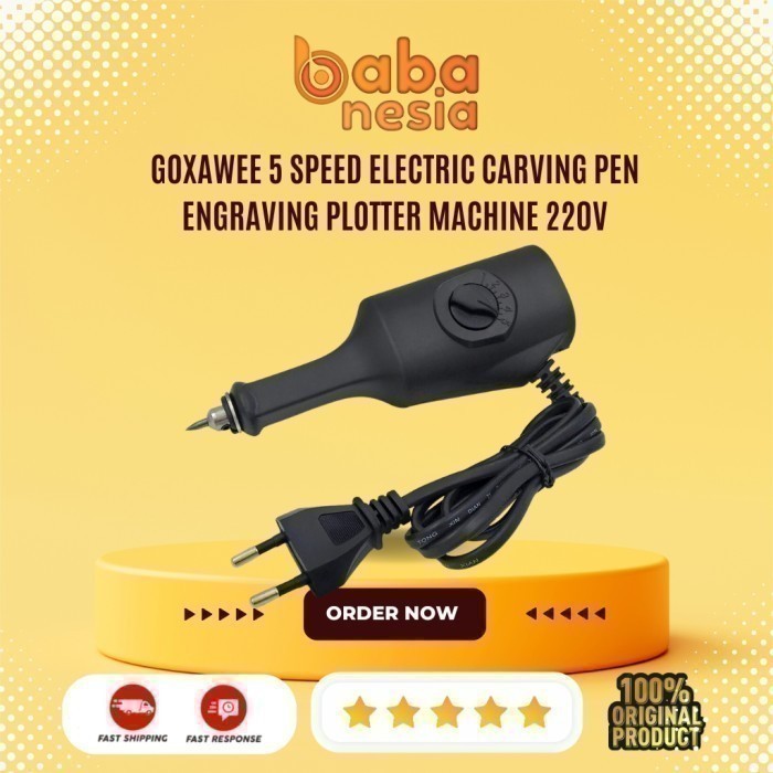 

TERLARIS! GOXAWEE 5 Speed Electric Carving Pen Engraving Plotter Machine 220V