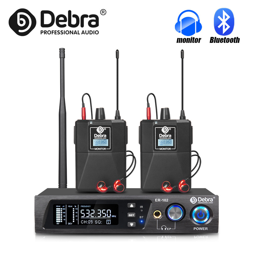 Debra ER-102 UHF Singal Channel In Ear Sta Monitor