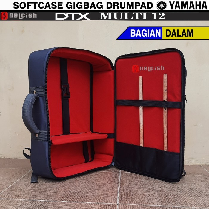 Jual TAS SOFTCASE GIGBAG YAMAHA DTX MULTI 12 DRUMPAD ELEKTRIK NELCISH