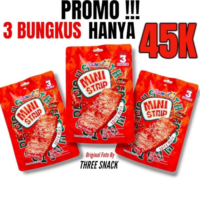 

Paket 3 Bungkus Mini Strip 99 gram
