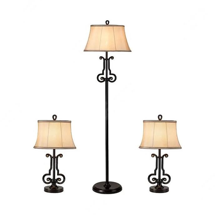 Lampu Meja Hias 3Set Oval Eglare Againstore3