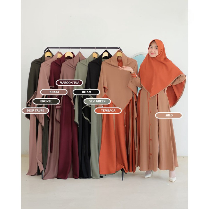 NEW PRODUCT MODEL GAMIS TERBARU / GAMIS MUSLIM SYARI TERBARU 2023 SET HIJAB / GAMIS MUSLIM PEREMPUAN
