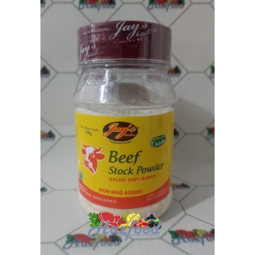 

JAYS BEEF STOCK POWDER NON MSG 150g