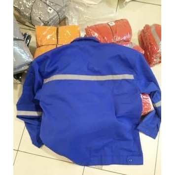 Baju Seragam Kerja Safety Lengan Panjang