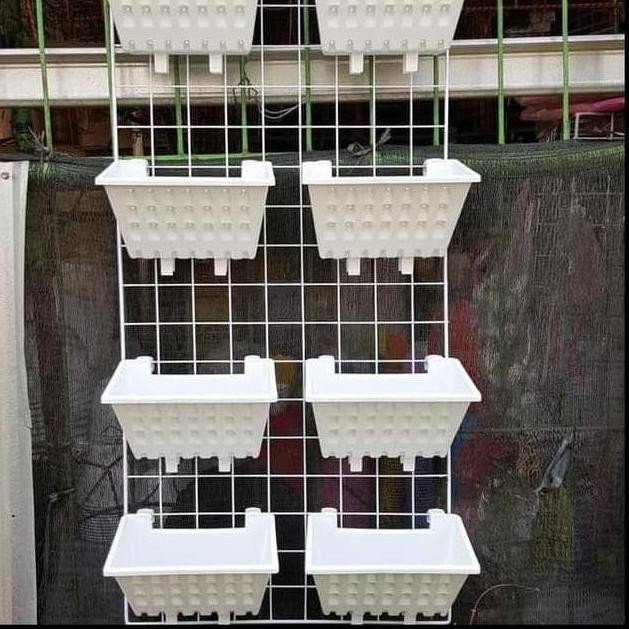 Rak Tanaman Hias Ram Besi Tempat Pot Dinding Dewanarashop41