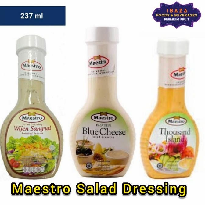 

Salad Dressing MAESTRO Blue Cheese/ Thousand island/ Wijen Sangrai