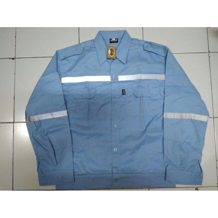 Baju Seragam Kerja Safety Biru Benhur