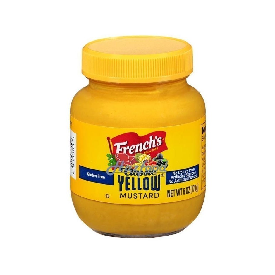 

french's classic yellow mustard 6oz /170gr ( french mustard)