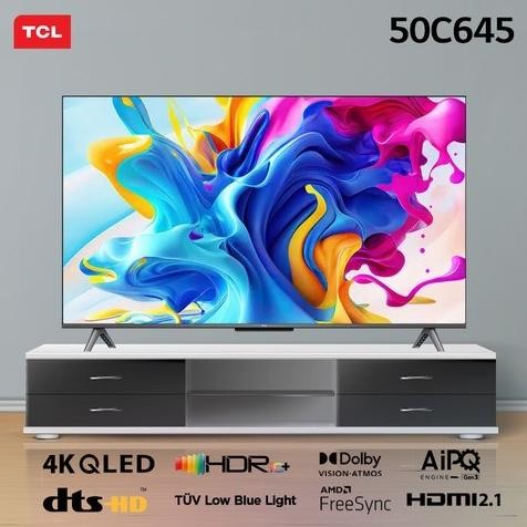 Sale Smart Google Tv Tcl 50 Inch 50C645 Qled 4K Uhd Tcl 50 C645 Tv 50Inch [Resmi]